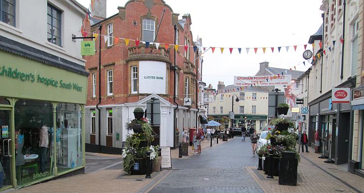 Brixham town centre isn't big but it's certainly not a quaint little village