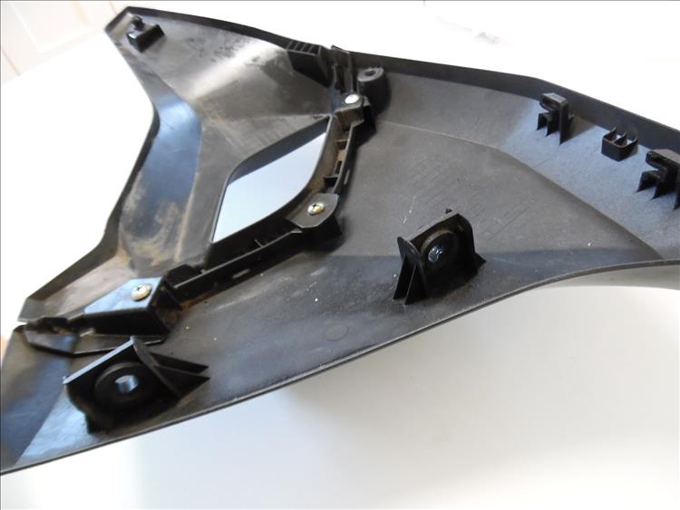 The left side panel showing the various connection and mounting points