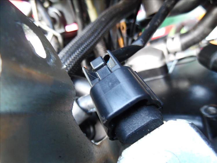 The connector that control the purge of the evap canister