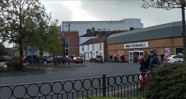 The town centre at Workington looks like any other town centre