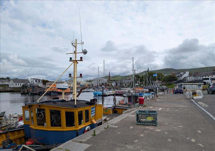 Fishing boats and the like at the Harbour in Girvan