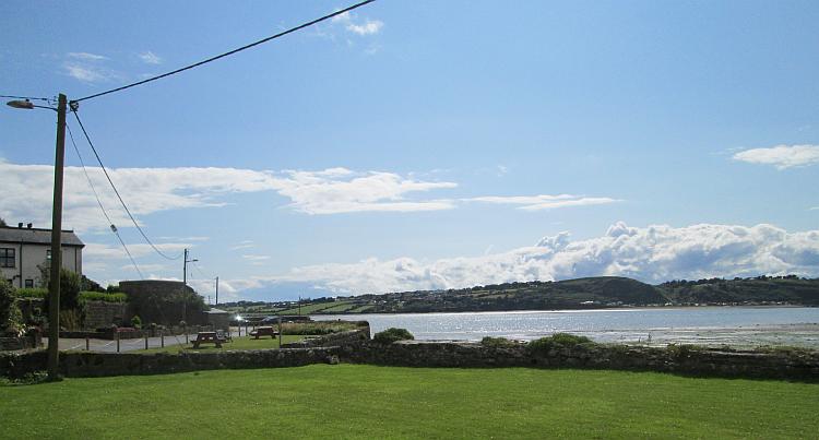 Sunshine over the estuary at passage east making the views spectacular