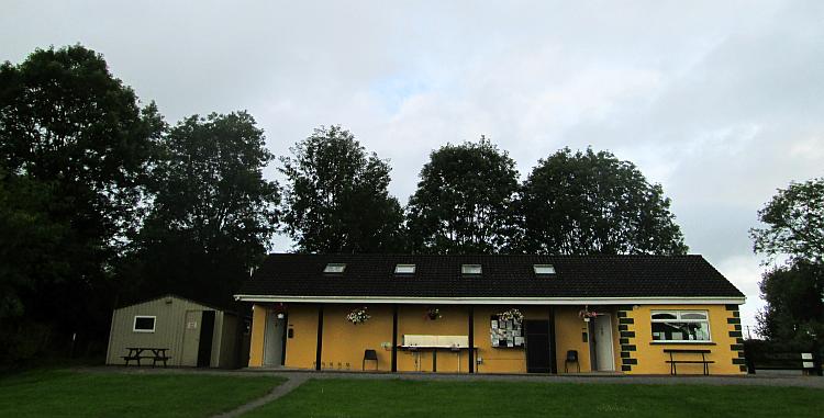 the smart toilet block and kitchen shed at adare camping