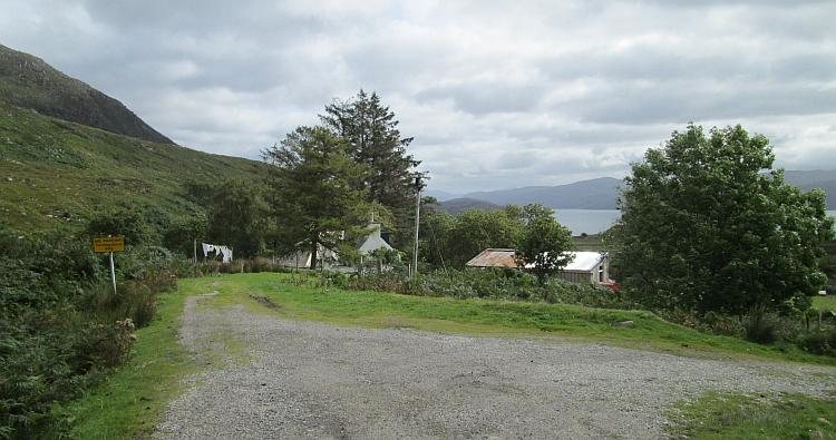 A sole house among the waters and mountains. This is Culnagraig