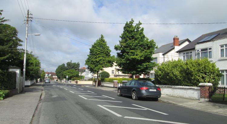 An ordinary street in dublin that looks like any other