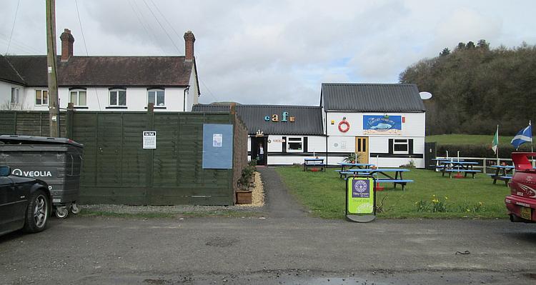 The Lazy Trout Cafe along the A49