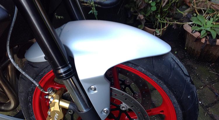 The front end of the machine, smart, clean and shiny