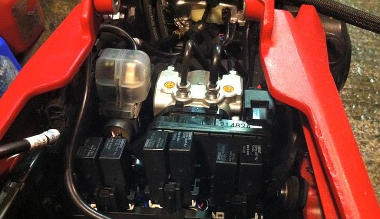 The wiring and even the ABS is all as it should be now