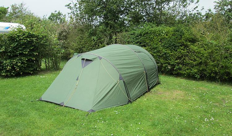 Our tent on this tour, Vango equinox 350