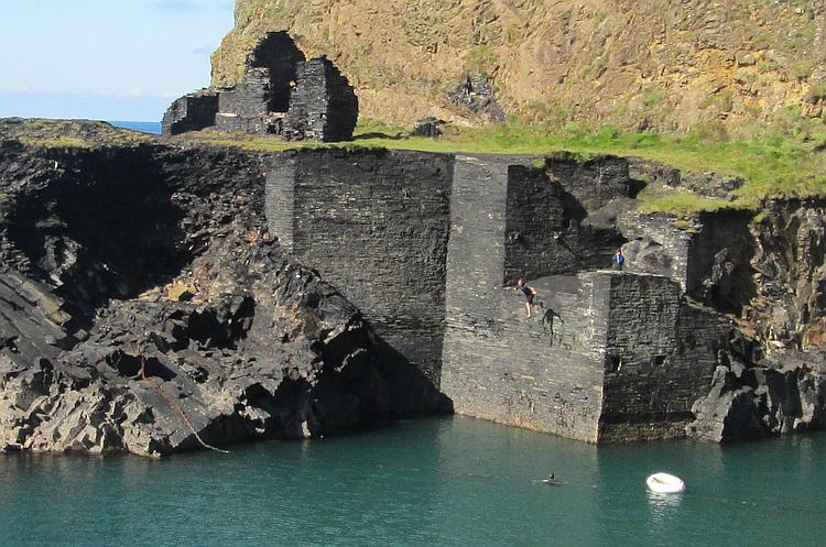 A young chap finally makes the leap from the slate walls into the deep waters of the old slate mine
