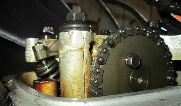 The exhaust tappet of the cbf125