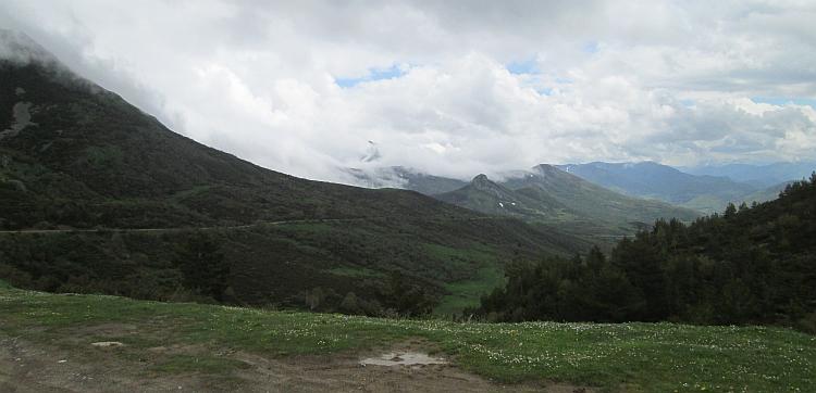 More scenery of mountain tops and valleys stretching away into the distance