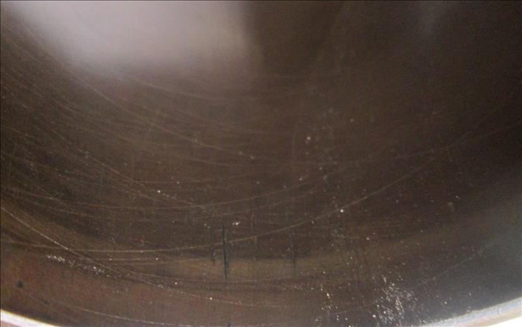 Inside the barrel there's no step in the wall