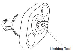 Honda's drawing showing how their tool is used in the tensioner